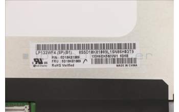 Lenovo 5D10K81089 LG LP133WF4 SPB1 FHDI AG S NB