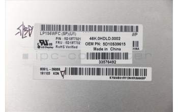 Lenovo 5D10S39615 Lenovo LCD Module,15.6\",FHD,Touch,Glare,IPS