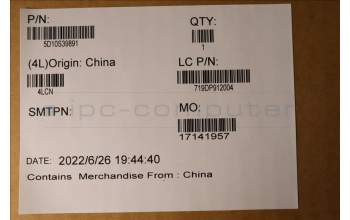 Lenovo 5D10S39891 DISPLAY LCD MODULE L 82TL MLR BOE