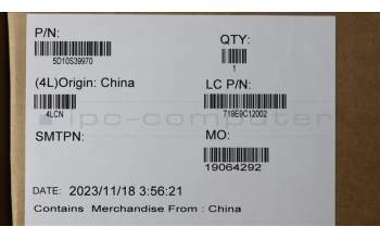 Lenovo 5D10S39970 DISPLAY LCD MODULE L83BU MINI T 14.5