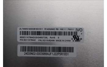 Lenovo 5D10V82499 DISPLAY IVO R140NW4D R9 HW 1.1 14.0 WUX
