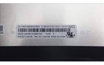 Lenovo 5D11L84186 DISPLAY FRU IVO M156NWF9 R2 HW:2.1