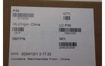 Lenovo 5D11N43581 DISPLAY FRU MNG007ZA1 16 3.2K Color CSO