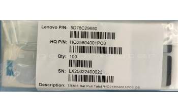 Lenovo 5D78C29680 TB305 Bat Pull Tab&*HQ25804001PC0 CS