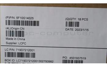 Lenovo 5F10S14025 System FAN 82TF