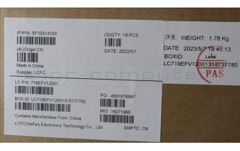 Lenovo 5F10S14103 FAN System FAN L82YQ L+R