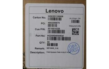 Lenovo 5F10S14226 FAN System FAN H 83JT FCN