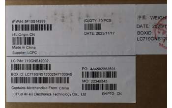 Lenovo 5F10S14299 FAN FAN L 83LT AVC