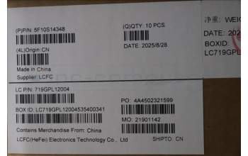 Lenovo 5F10S14348 FAN FANL 83M0 THM FCN PRC