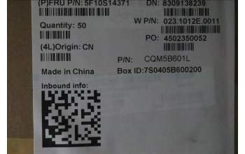 Lenovo 5F10S14371 FAN System FAN W21US FCN