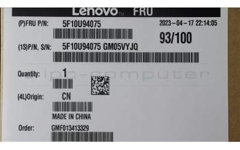 Lenovo 5F10U94075 FAN Front System Fan