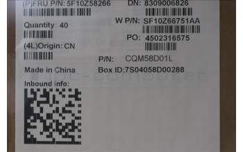 Lenovo 5F10Z58266 FAN FRU Fan FAN PEAK L16 AMD PEAK