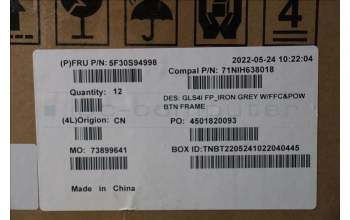 Lenovo 5F30S94998 FINGER_PRT FP BD C 82SD w/FFC&Frame