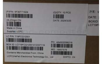 Lenovo 5F30T71924 FINGER_PRT FP BD L 21N5 SG