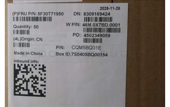 Lenovo 5F30T71950 FINGER_PRT FP BD W21V0 AG