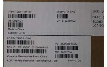 Lenovo 5G11H21137 GBM FRU GBM Speaker L+R YG