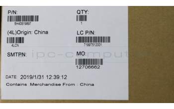 Lenovo 5H40S19897 HEATSINK Heatsink L 81LG DIS