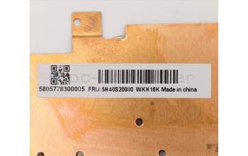 Lenovo 5H40S20080 HEATSINK Heatsink C 81XE