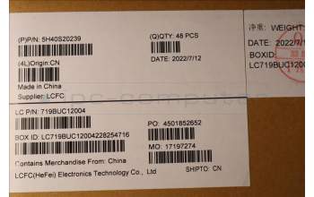 Lenovo 5H40S20239 HEATSINK Heatsink L 82H8 DIS AVC