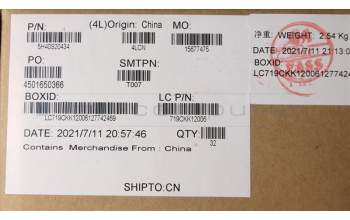 Lenovo 5H40S20434 HEATSINK Heatsink L 82KS UMA EMMC TAISOL