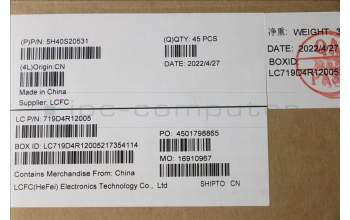 Lenovo 5H40S20531 HEATSINK Heatsink L 82RK WEIHONG UMA