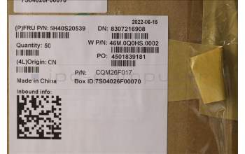 Lenovo 5H40S20539 HEATSINK Heatsink W 21AT KIPO