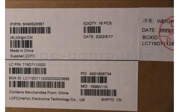 Lenovo 5H40S20567 HEATSINK Heatsink L 82TF TAISOL