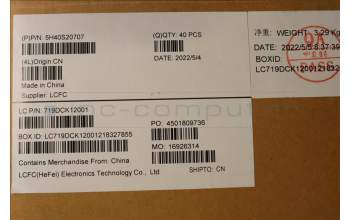 Lenovo 5H40S20707 HEATSINK Heatsink L 82SG WEIHONG