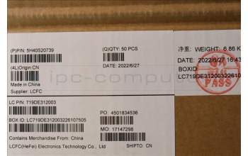 Lenovo 5H40S20739 HEATSINK Heatsink L 82T0 UMA AVC