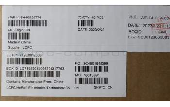 Lenovo 5H40S20774 HEATSINK Heatsink L 82XB AVC