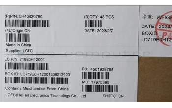 Lenovo 5H40S20780 HEATSINK HEATSINK L 82XM AVC