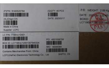 Lenovo 5H40S20784 HEATSINK Heatsink L 82XL WEIHONG