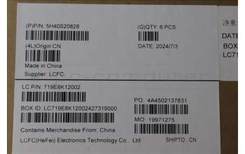 Lenovo 5H40S20828 HEATSINK Heatsink L 83AQ WEIHONG