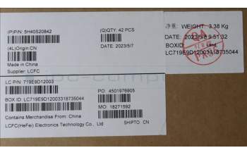 Lenovo 5H40S20842 HEATSINK Heatsink L 82X6 WEIHONG