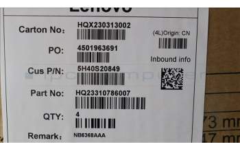 Lenovo 5H40S20849 HEATSINK HEATSINK H 83AN UMA PEAK_AMD