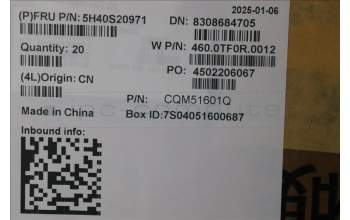 Lenovo 5H40S20971 HEATSINK Heatsink W 21KH KIPO