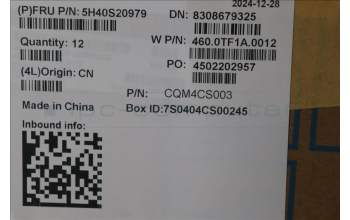 Lenovo 5H40S20979 HEATSINK Heatsink W 21KJ KIPO