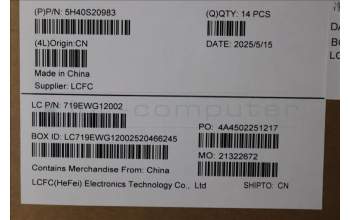 Lenovo 5H40S20983 HEATSINK HEATSINK L 83DF FCN FCN