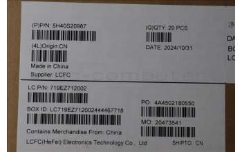 Lenovo 5H40S20987 HEATSINK HEATSINK L 83D4 RTX4050 TAISOL