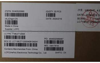 Lenovo 5H40S20990 HEATSINK HEATSINK L 83D4 RTX3050 WEIHONG