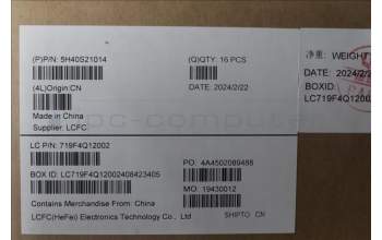 Lenovo 5H40S21014 HEATSINK Heatsink L21KR UMA WH