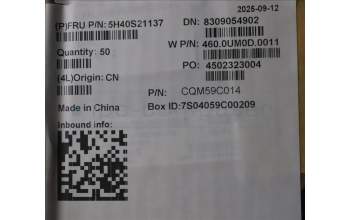 Lenovo 5H40S21137 HEATSINK Heatsink W 21MW KIPO RMB