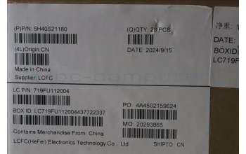 Lenovo 5H40S21180 HEATSINK HEATSINK L 83LK GN21 AVC