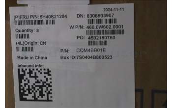 Lenovo 5H40S21204 HEATSINK Heatsink W 21SG HY RPL H