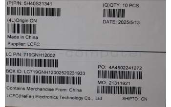 Lenovo 5H40S21341 HEATSINK HEATSINK L 83LT THM_MIDFIN AVC