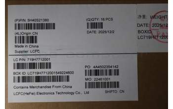 Lenovo 5H40S21380 HEATSINK HEATSINK L 83UU AVC