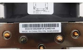 Lenovo 5H40U93032 HEATSINK Hornet CPU Heatsink Active