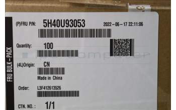 Lenovo 5H40U93053 HEATSINK PCH Heatsink