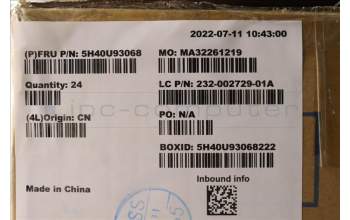 Lenovo 5H40U93068 HEATSINK Thermal Module UMA HS