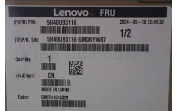 Lenovo 5H40U93116 HEATSINK MANTA AMD 350W cooler,AVC